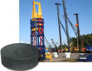 Shockload measurement with 700 tonnes loadcell 